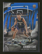 2025-26 Topps Chrome Destiny Blue Refractor Jeremiah Fears #/150 #D-7
