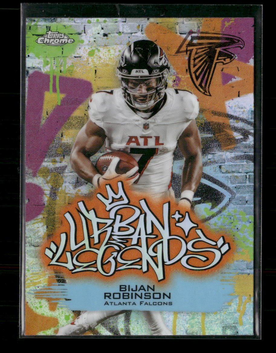 2025 Topps Chrome Urban Legends Bijan Robinson #UL-14