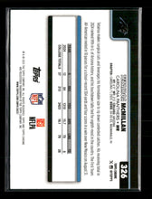 2025 Topps Chrome Football Leather Refractor Tetairoa McMillan Rookie #326