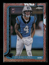 2025 Topps Chrome Football Leather Refractor Tetairoa McMillan Rookie #326