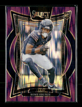 2024 Panini Select Purple Prizm Shock Rome Odunze Rookie #/360 #3