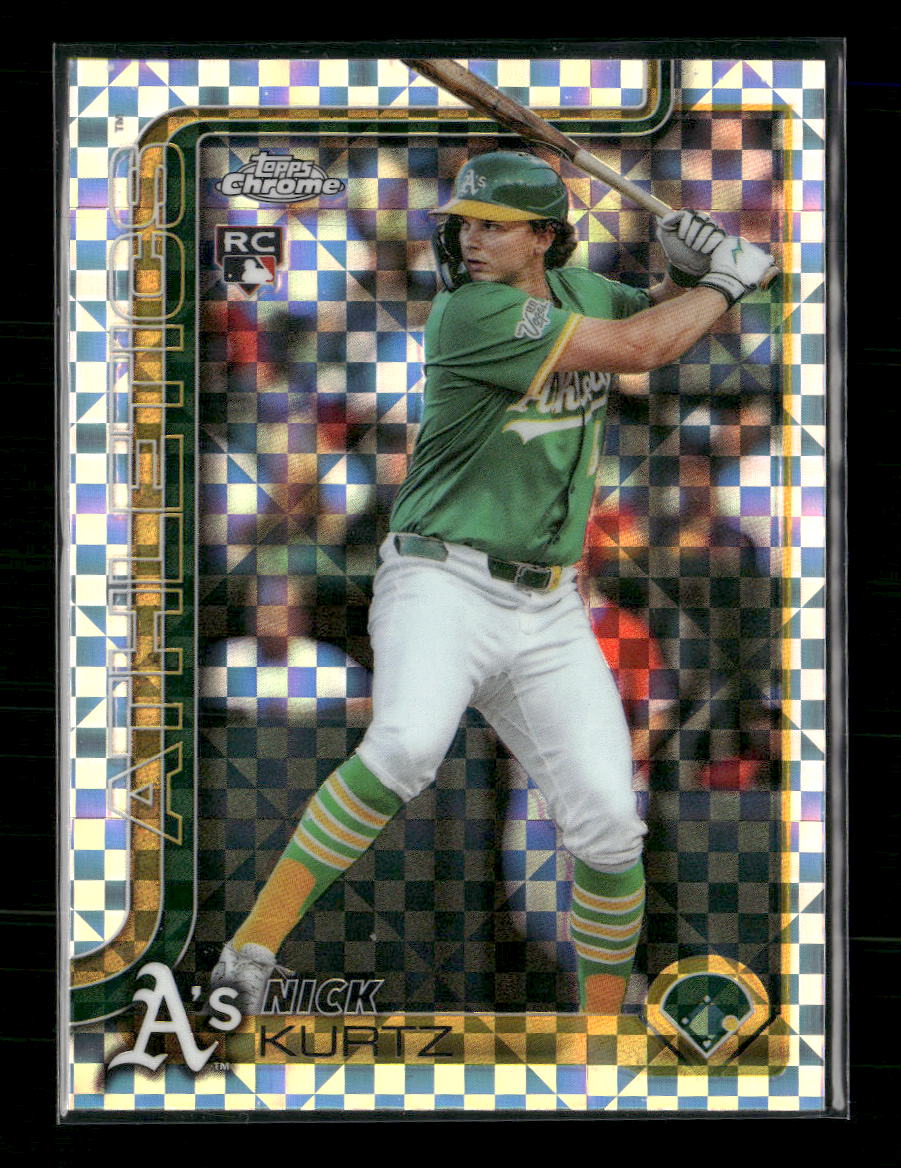 2025 Topps Chrome Update X-Fractors Nick Kurtz Rookie #USC178