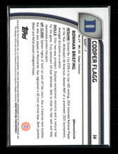 2024-25 Bowman University Chrome Refractor Cooper Flagg #16