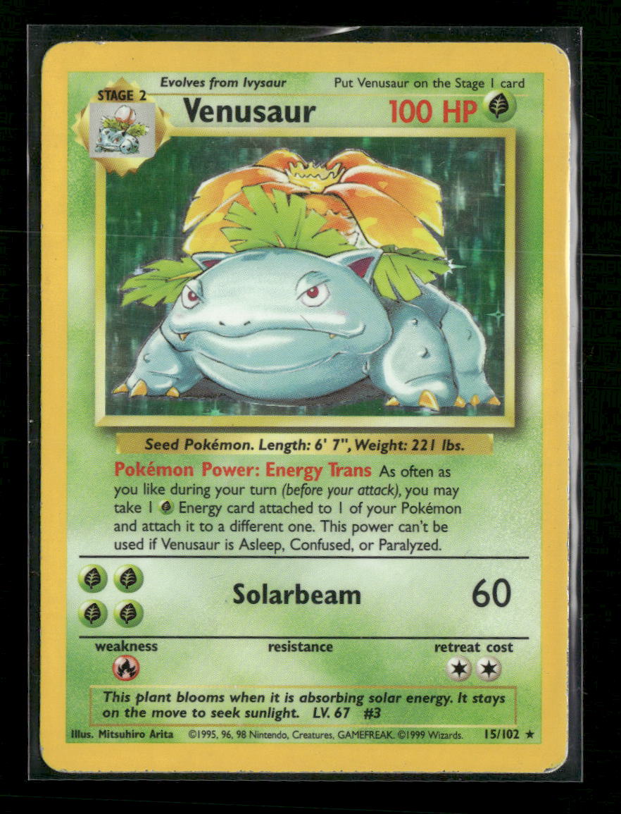 Base Set Venusaur #015/102