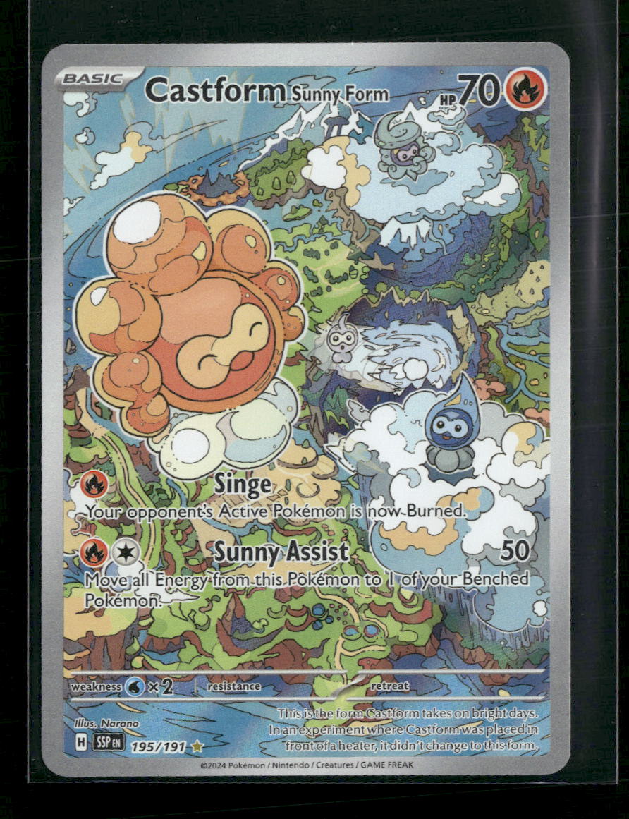 SV08: Surging Sparks Castform Sunny Form #195/191