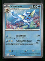 SV: Prismatic Evolutions Vaporeon (Master Ball Pattern) #022/131