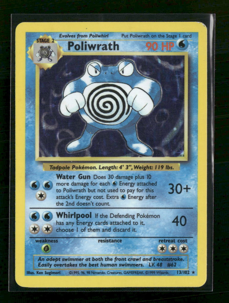 Base Set Poliwrath #013/102