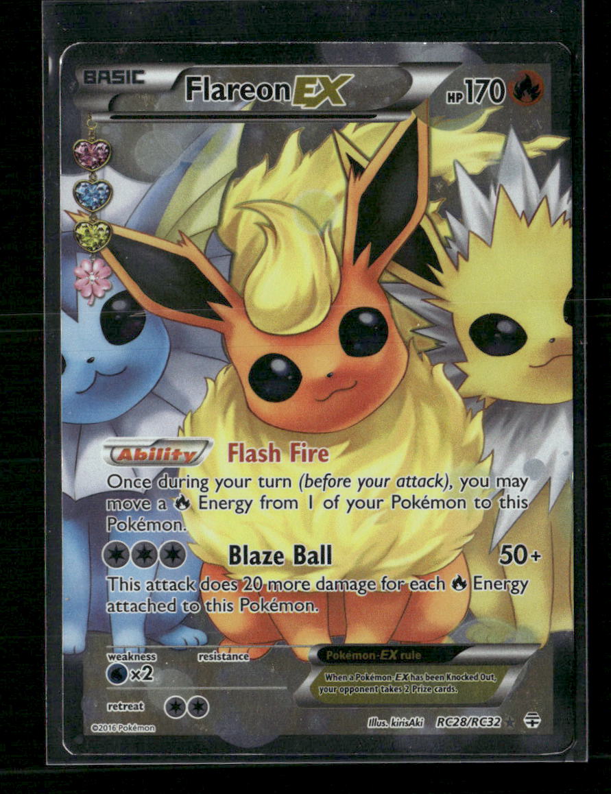 Generations: Radiant Collection Flareon EX (Full Art) #RC28/RC32