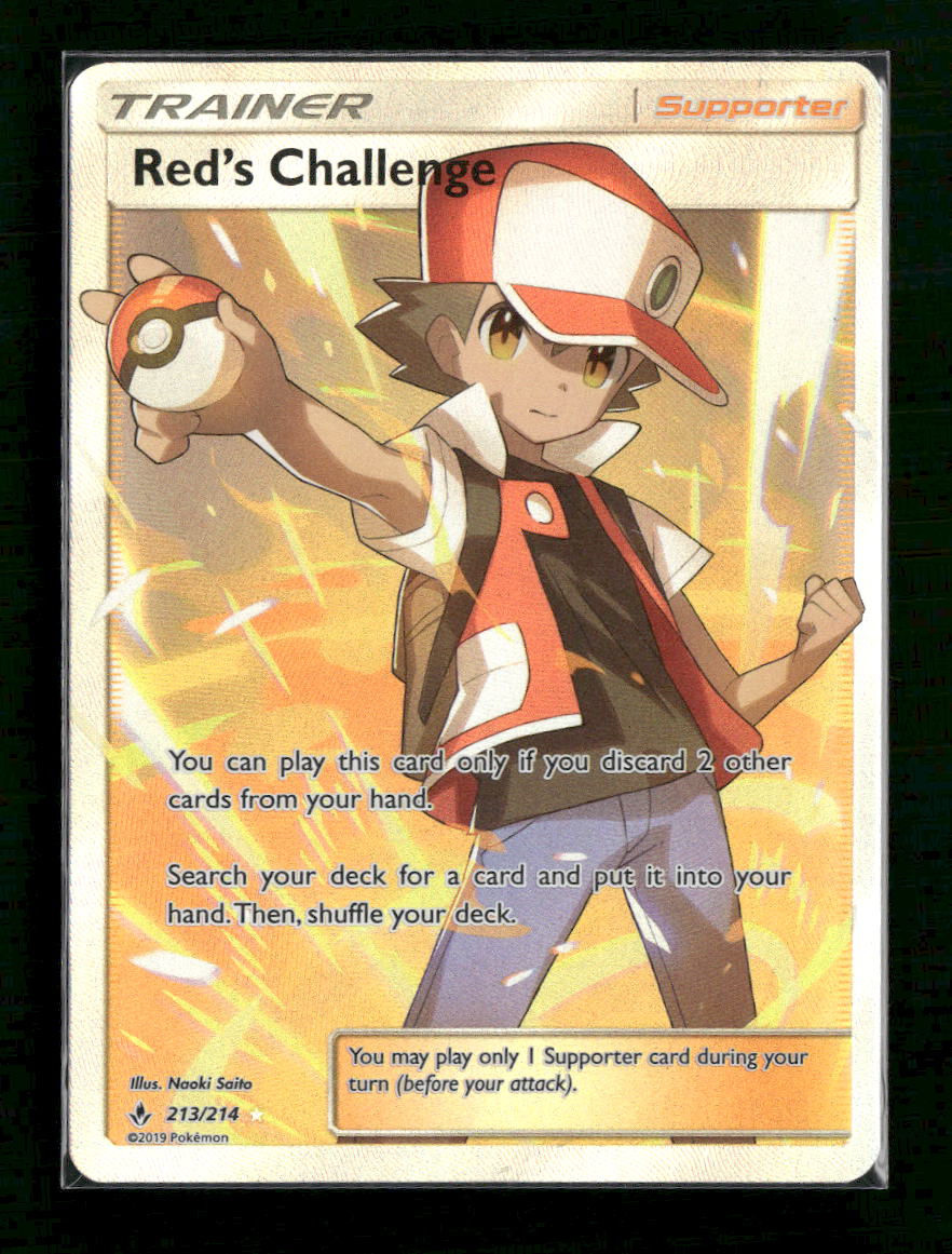 SM - Unbroken Bonds Red's Challenge (Full Art) #213/214