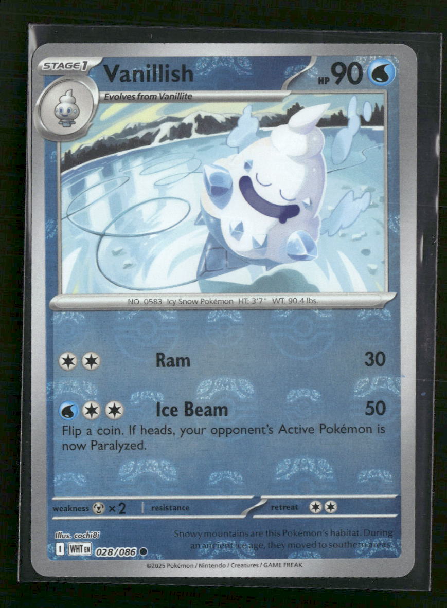 SV: White Flare Vanillish (Master Ball Pattern) #028/086