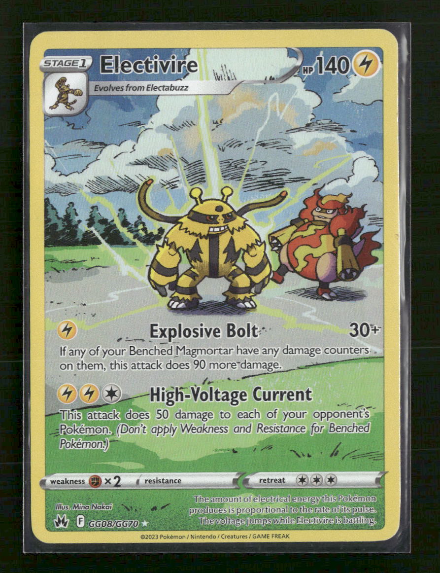 SWSH: Crown Zenith: Galarian Gallery Electivire #GG08/GG70