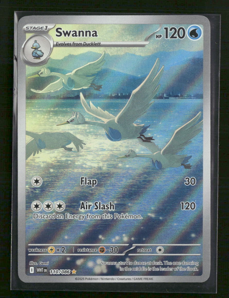 SV: White Flare Swanna #110/086
