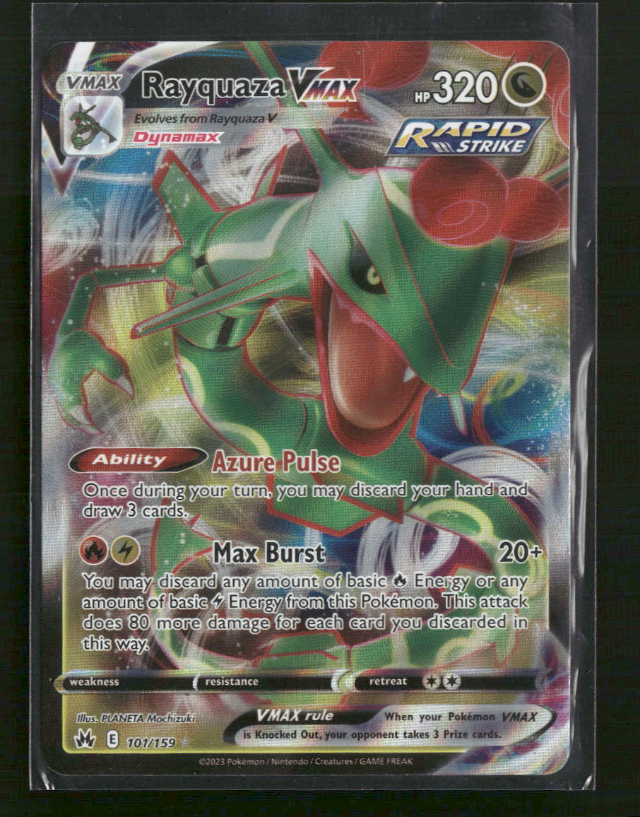 SWSH: Crown Zenith Rayquaza VMAX (101) #101/159