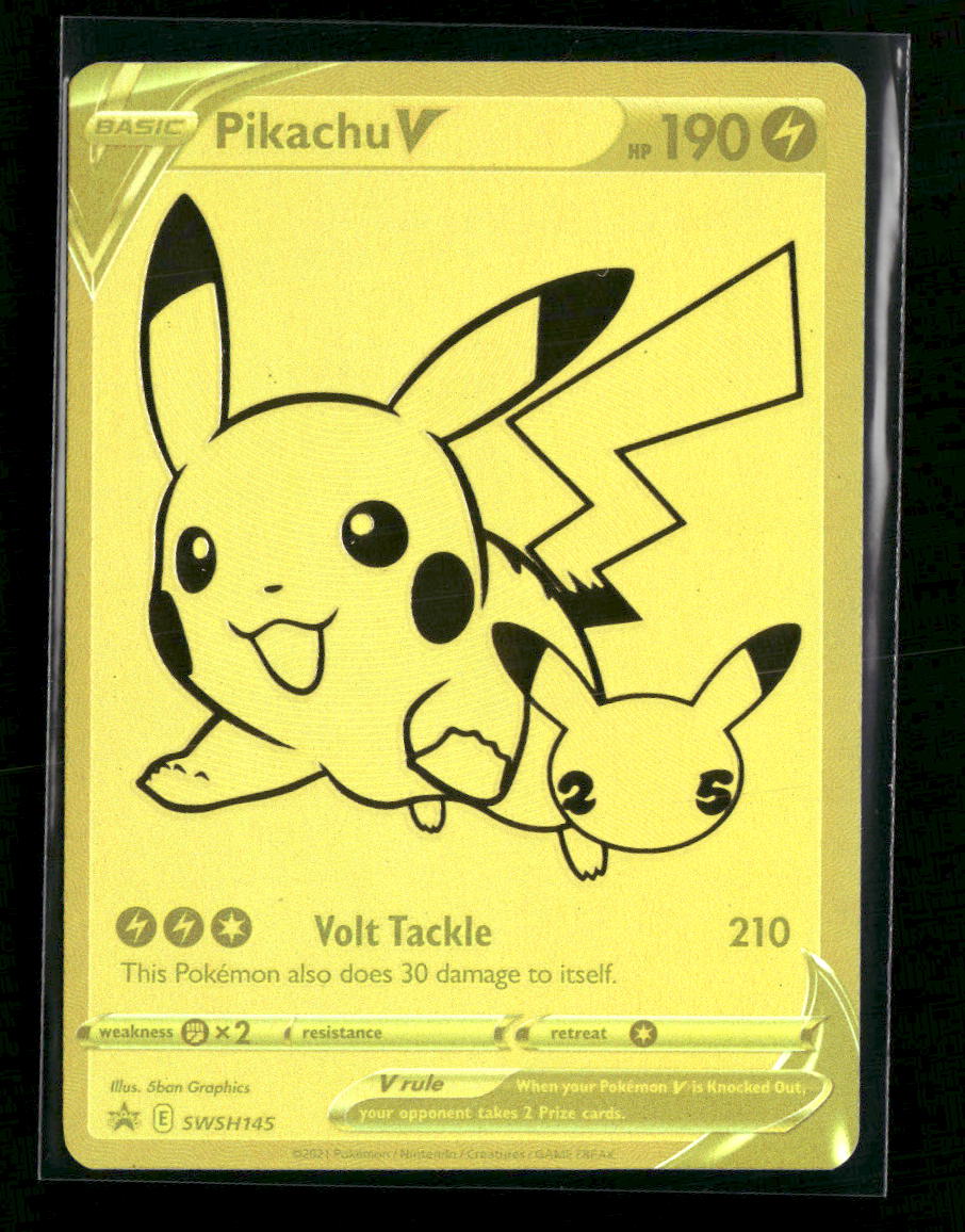 SWSH: Sword & Shield Promo Cards Pikachu V #SWSH145