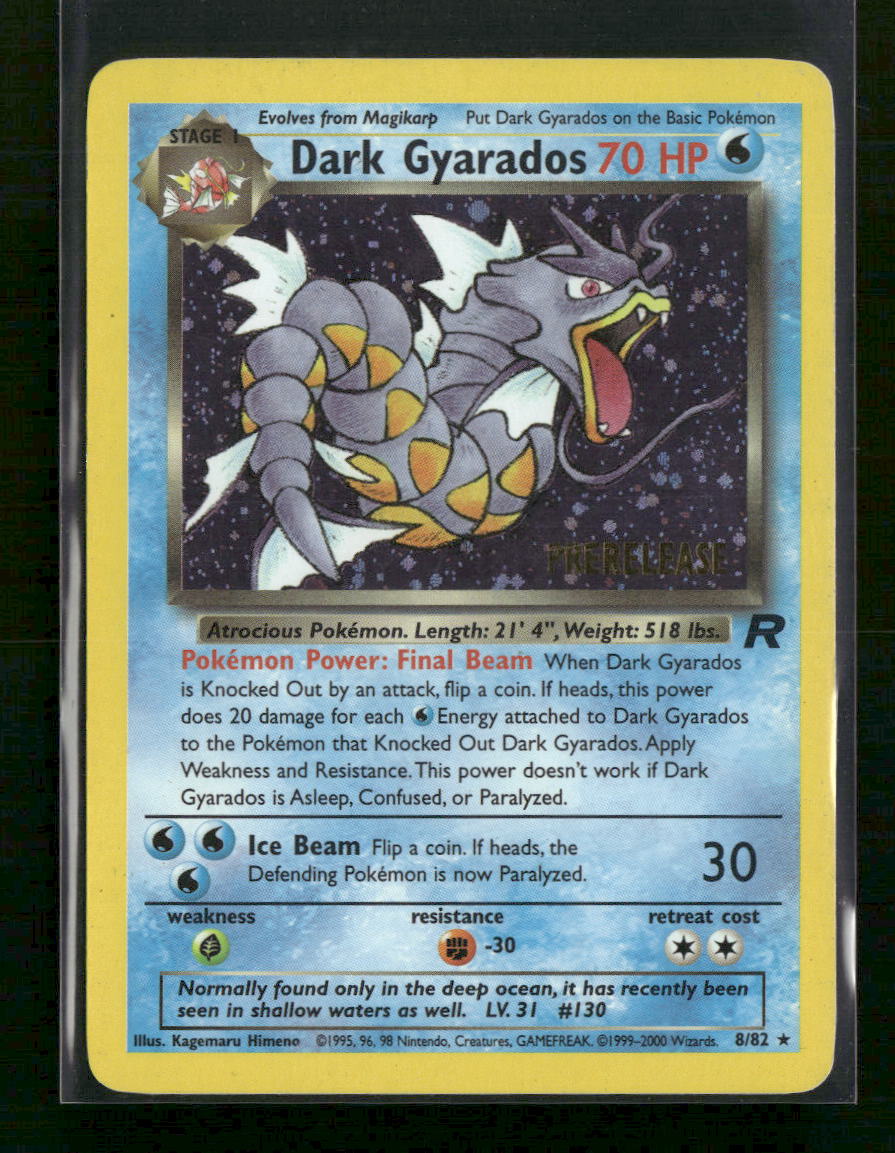 WoTC Promo Dark Gyarados (Prerelease) #08/82