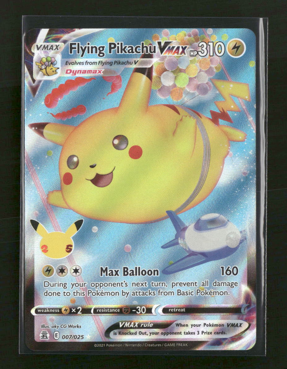 Celebrations Flying Pikachu VMAX #007/025