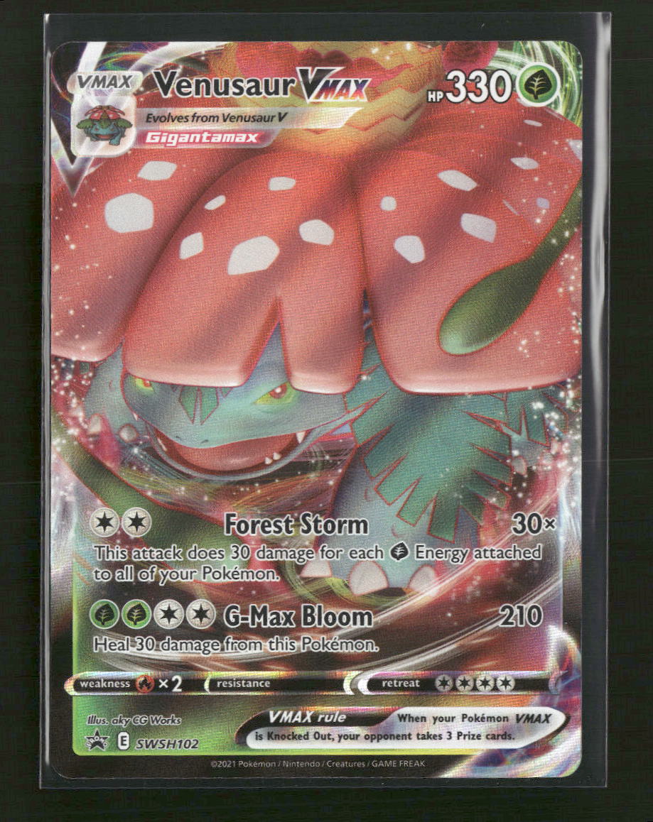 SWSH: Sword & Shield Promo Cards Venusaur VMAX #SWSH102