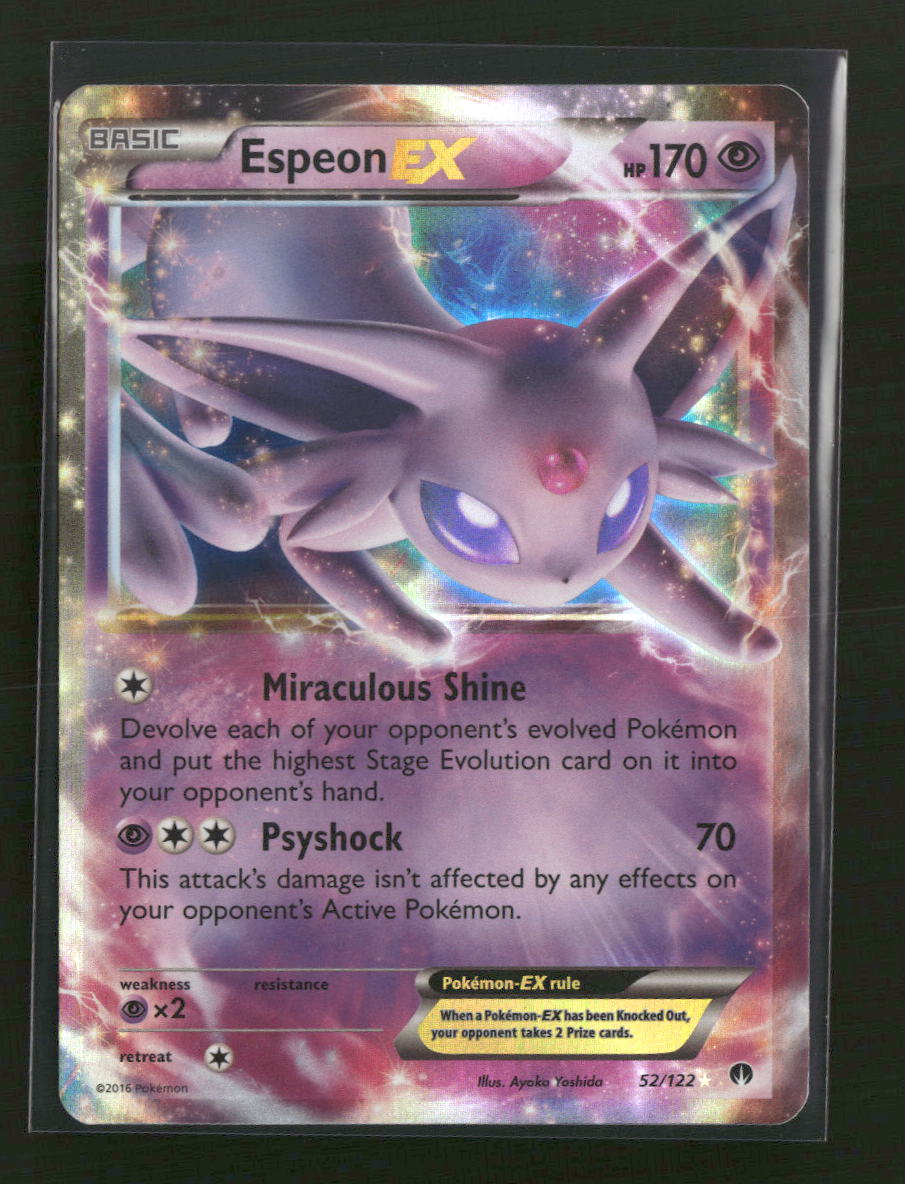 XY - BREAKpoint Espeon EX #52/122