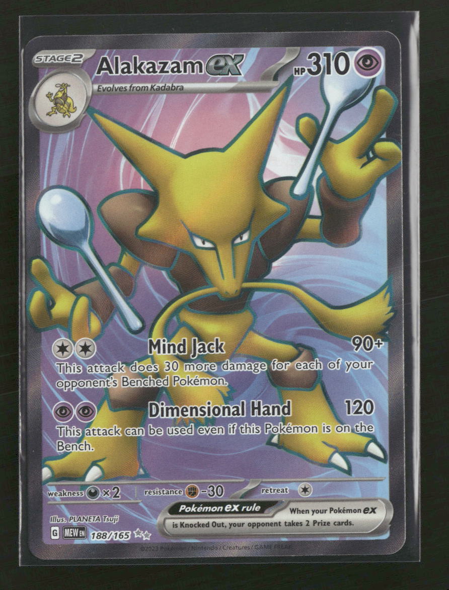 SV: Scarlet & Violet 151 Alakazam ex #188/165