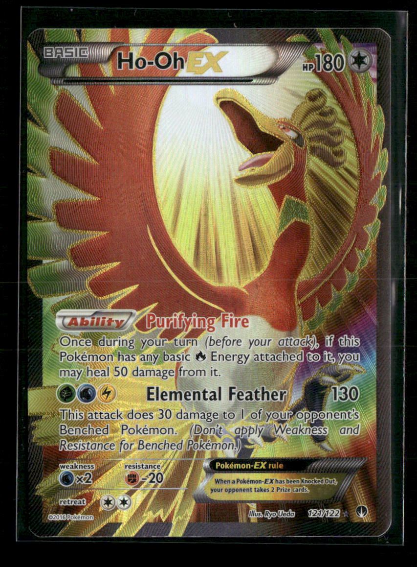 XY - BREAKpoint Ho-Oh EX (Full Art) #121/122