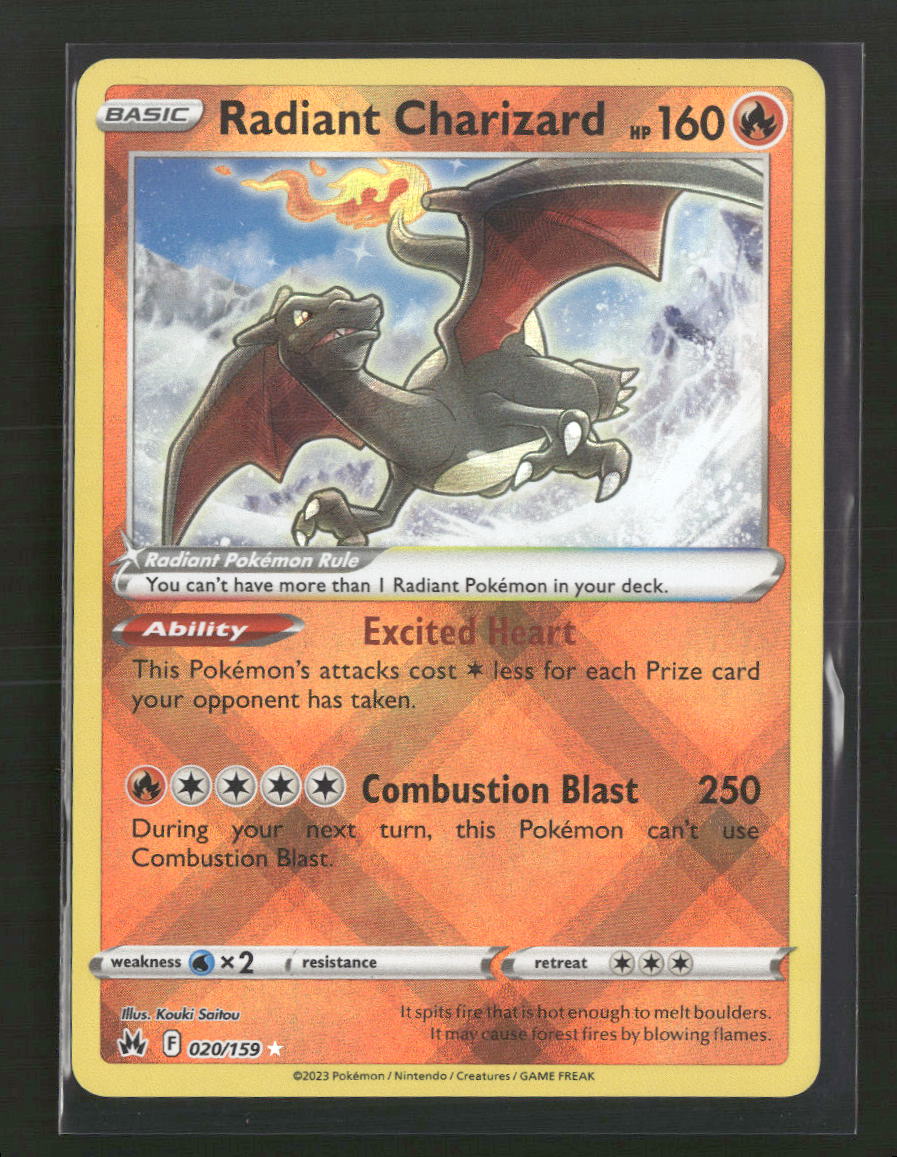 SWSH: Crown Zenith Radiant Charizard #020/159