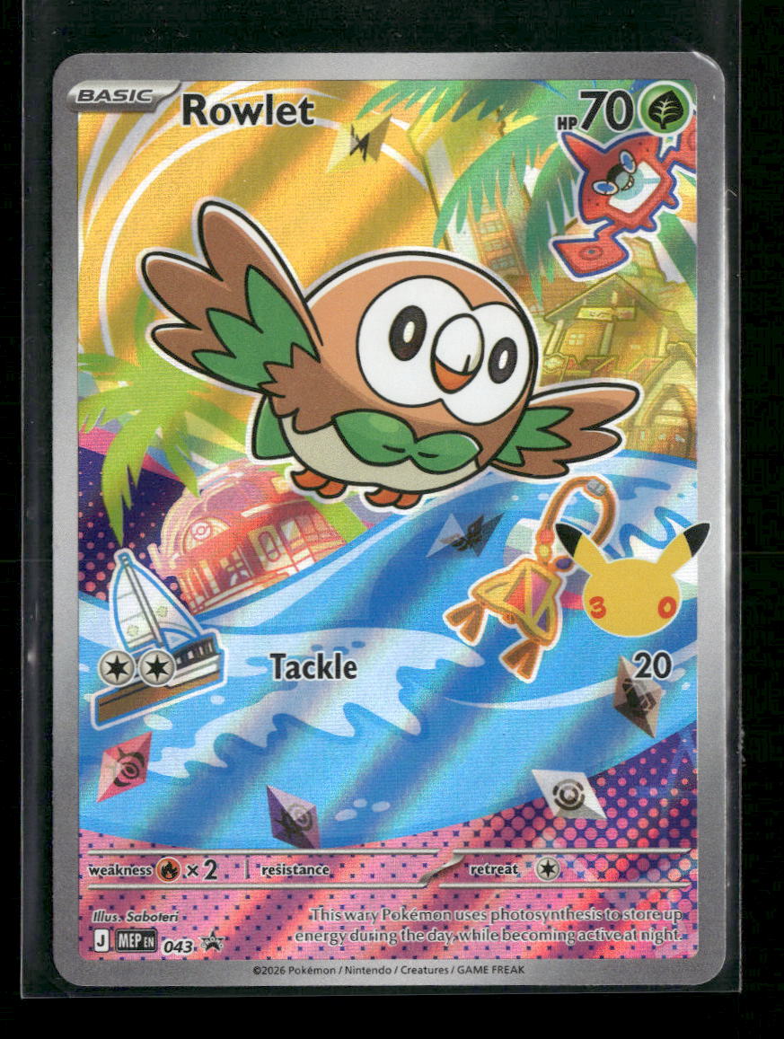 ME: Mega Evolution Promo Rowlet #043