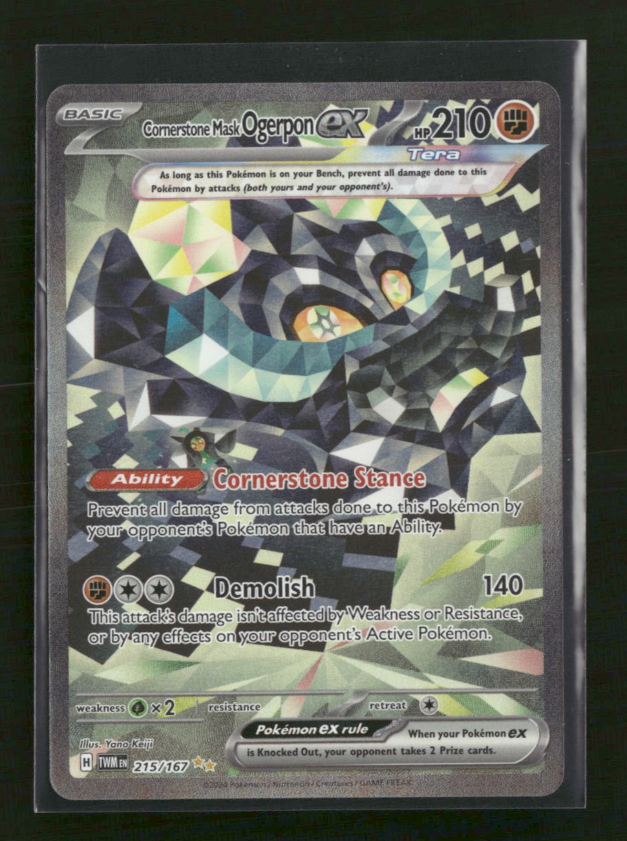 SV06: Twilight Masquerade Cornerstone Mask Ogerpon ex #215/167