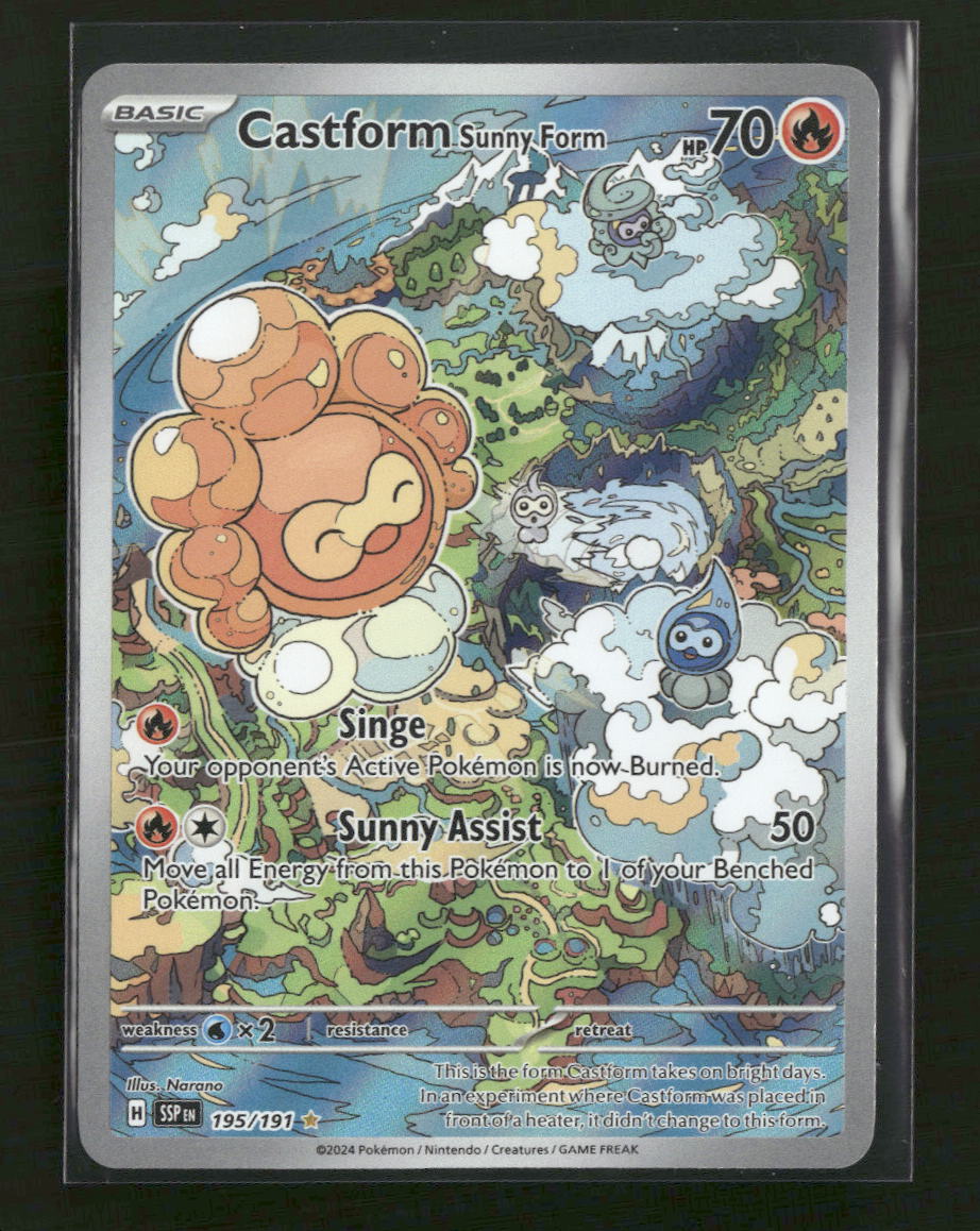 SV08: Surging Sparks Castform Sunny Form #195/191