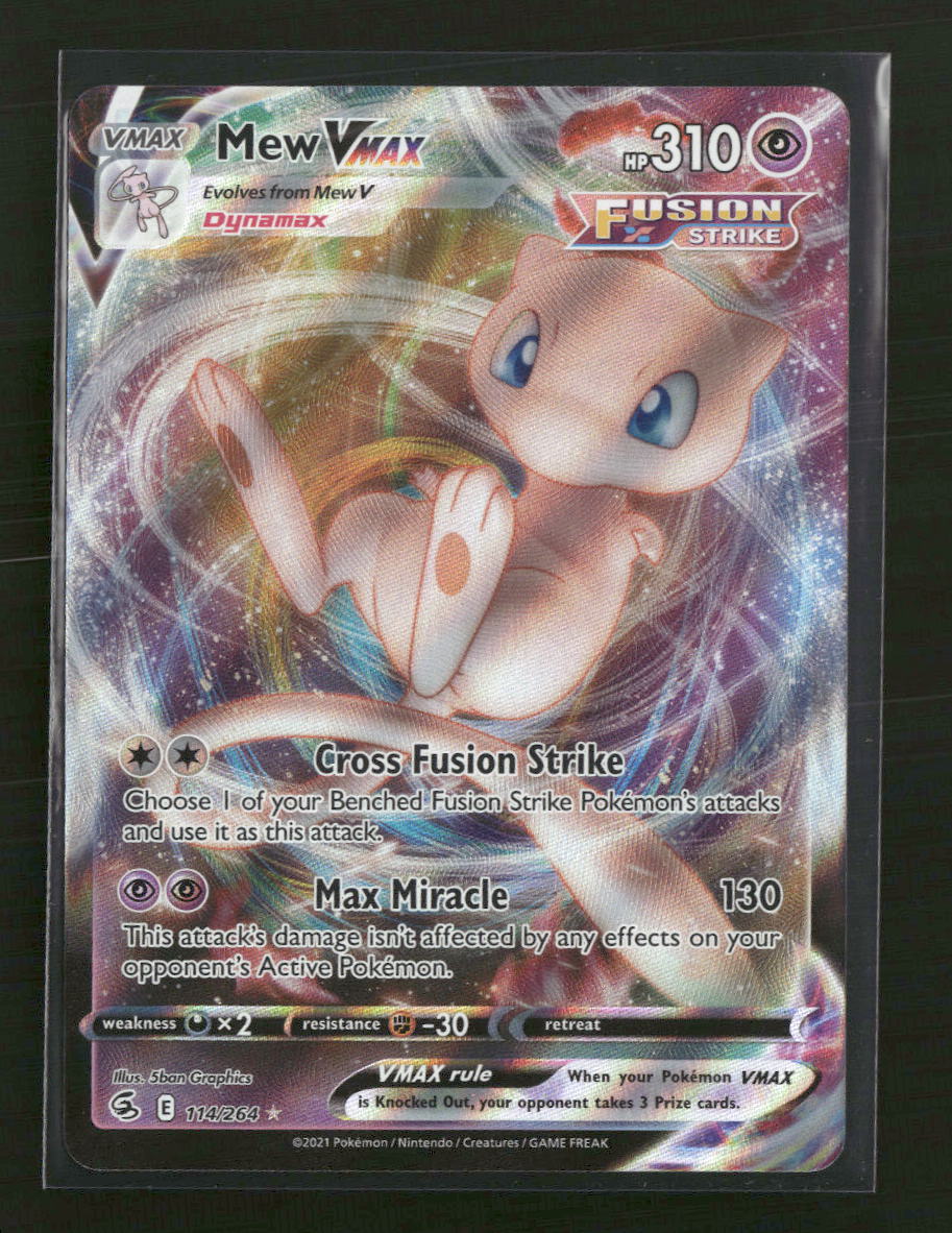 SWSH08: Fusion Strike Mew VMAX #114/264