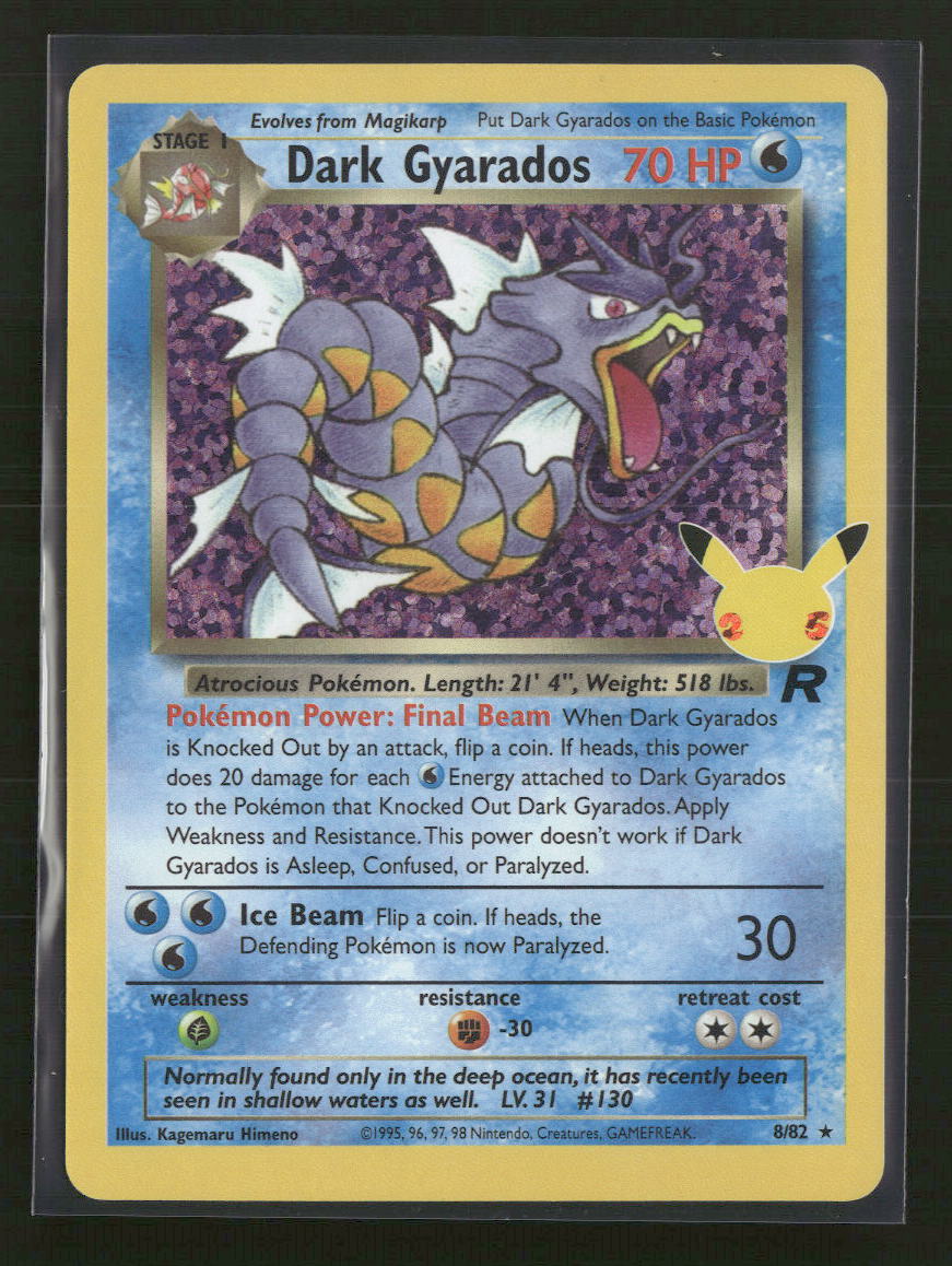 Celebrations: Classic Collection Dark Gyarados #8/82