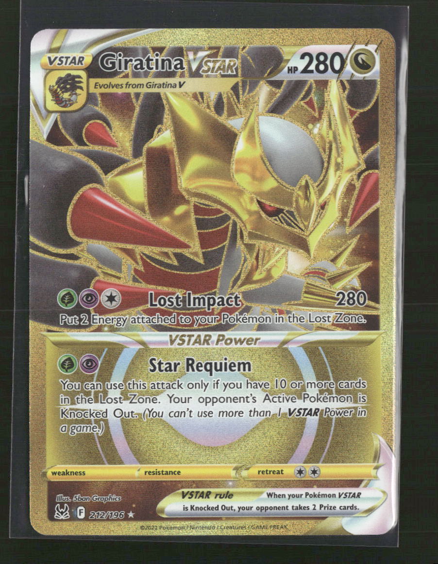 SWSH11: Lost Origin Giratina VSTAR (212) (Secret) #212/196