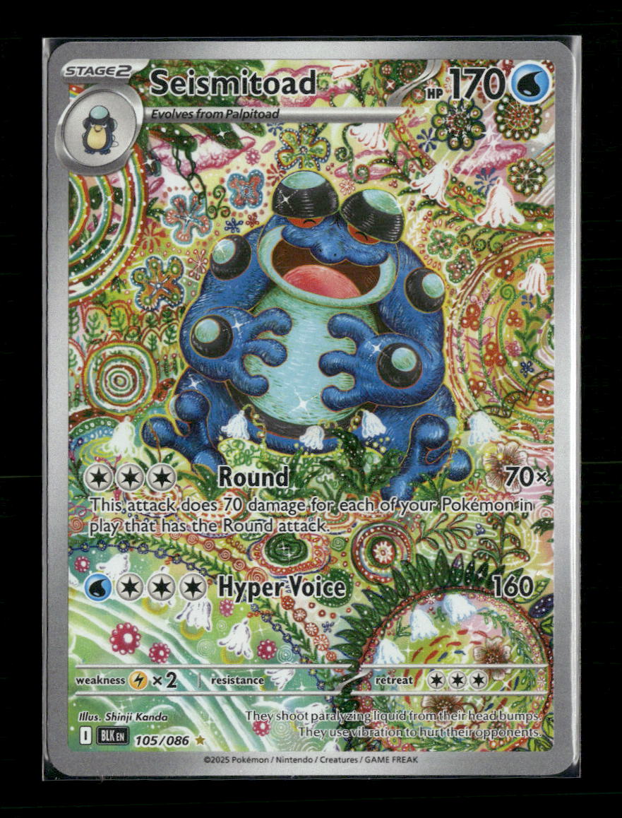 SV: Black Bolt Seismitoad #105/086