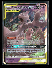 SM - Unified Minds Mewtwo & Mew GX #71/236