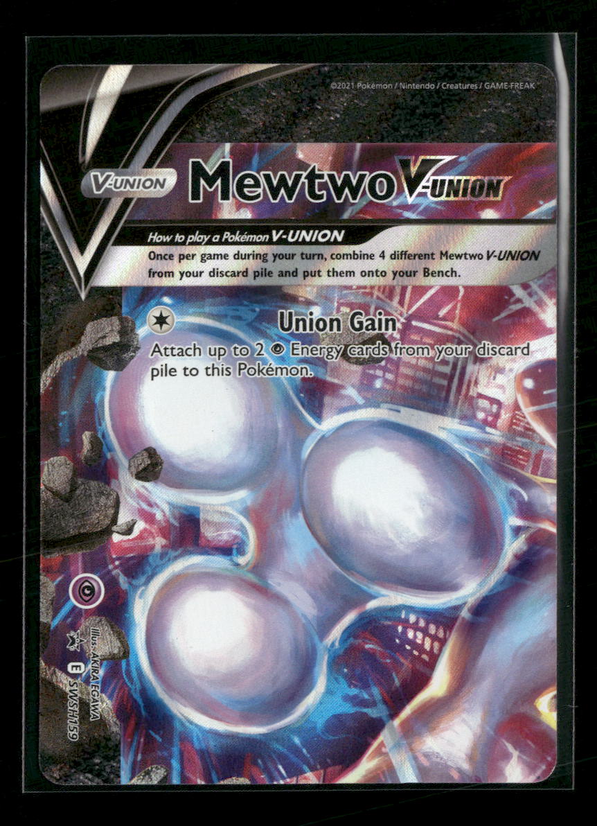 SWSH: Sword & Shield Promo Cards Mewtwo V-UNION [Set of 4] #SWSH159