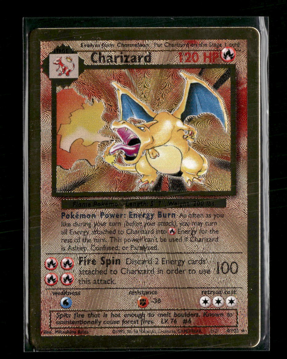 Miscellaneous Cards & Products Charizard (Celebrations Metal Card) #004/102
