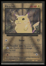 Miscellaneous Cards & Products Pikachu #058/102 * Metal Card