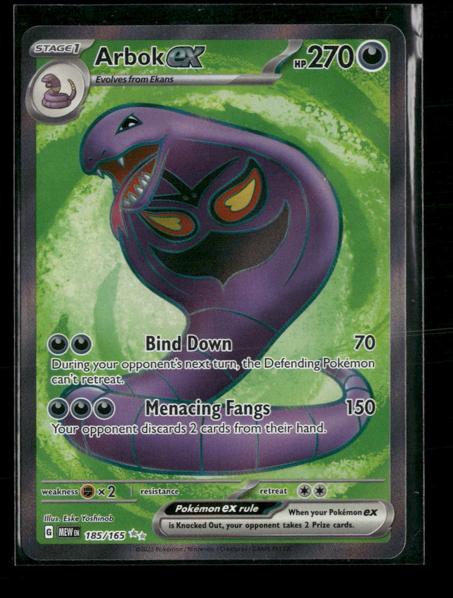 SV: Scarlet & Violet 151 Arbok ex #185/165