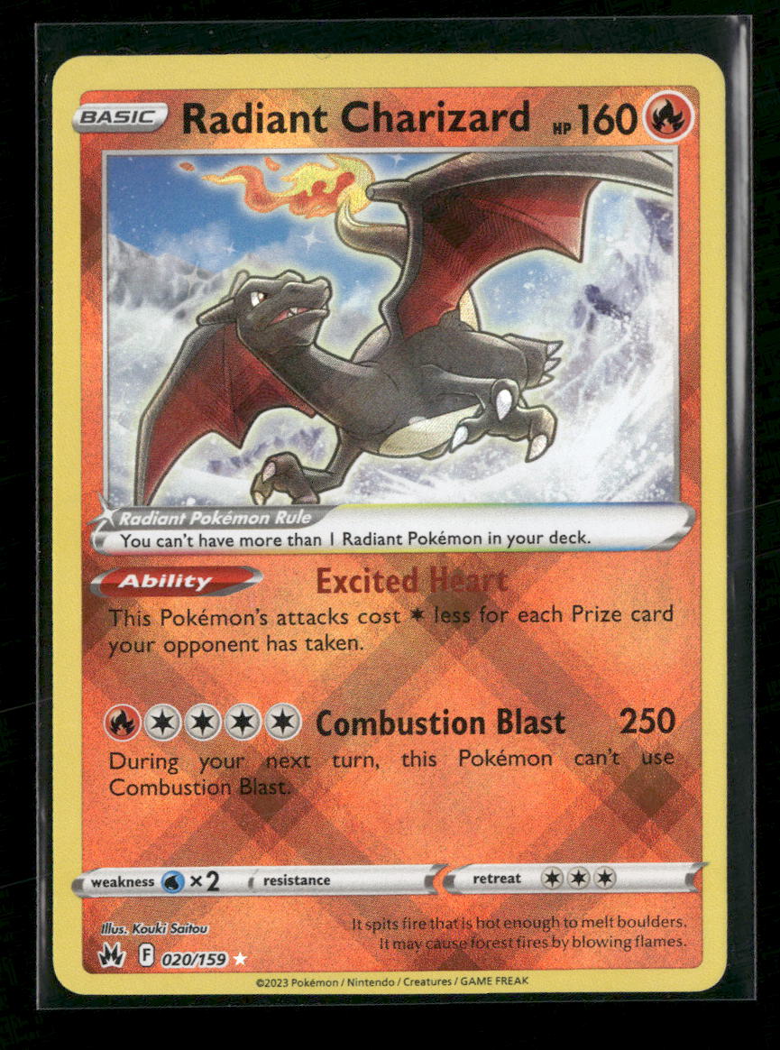 SWSH: Crown Zenith Radiant Charizard #020/159