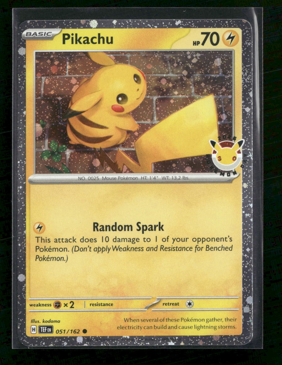 Miscellaneous Cards & Products Pikachu (Pokemon Day 2026) #051/162