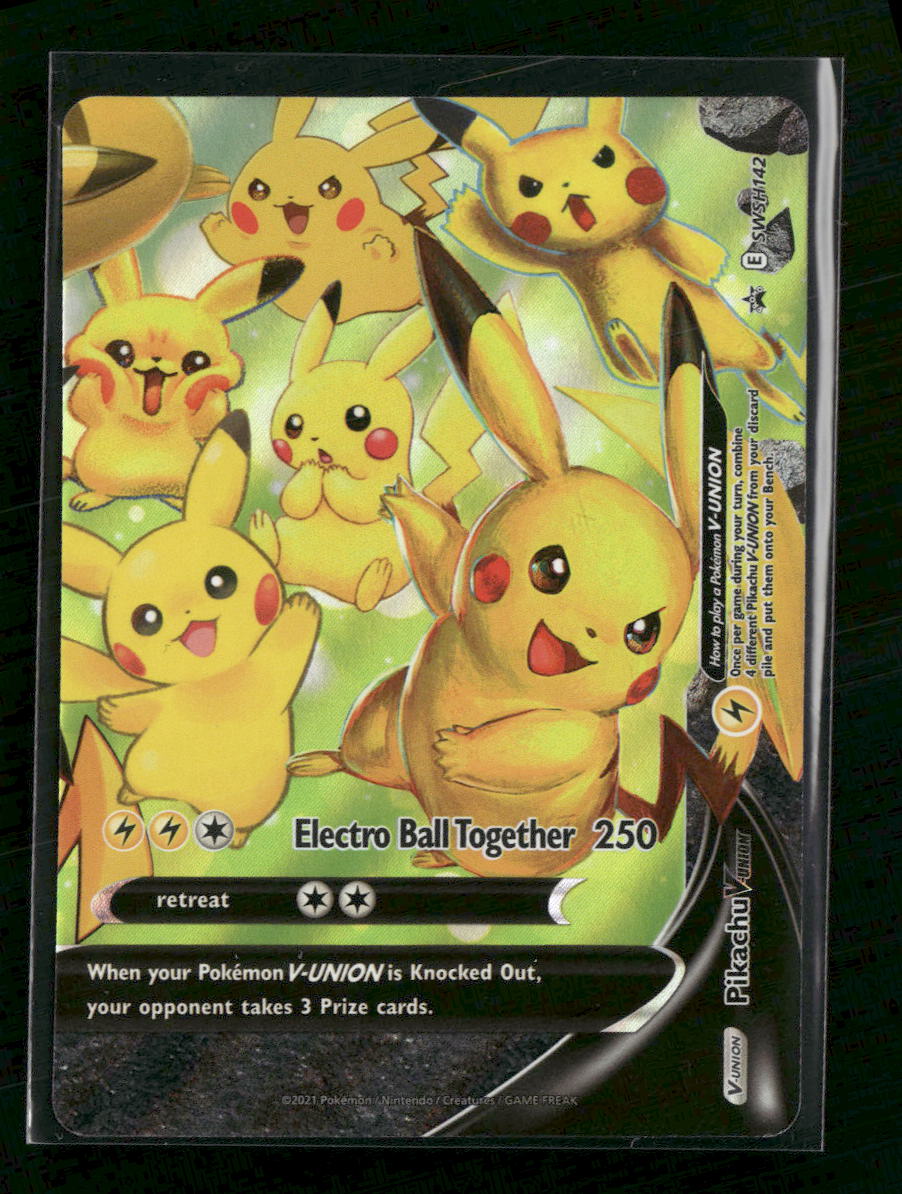 SWSH: Sword & Shield Promo Cards Pikachu V-Union #SWSH142