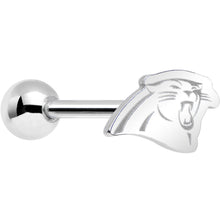 Officially Licensed Carolina Panthers Cut Out Barbell Tongue Ring