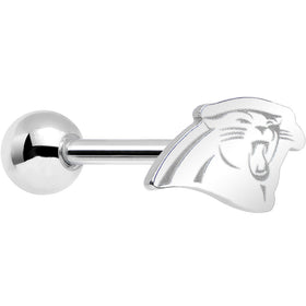 Officially Licensed Carolina Panthers Cut Out Barbell Tongue Ring