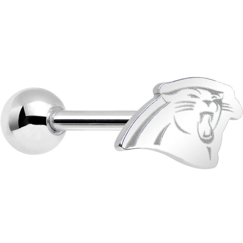Officially Licensed Carolina Panthers Cut Out Barbell Tongue Ring