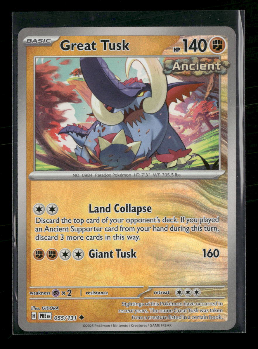 SV: Prismatic Evolutions Great Tusk (Master Ball Pattern) #055/131