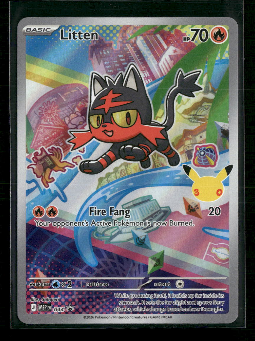 ME: Mega Evolution Promo Litten #044