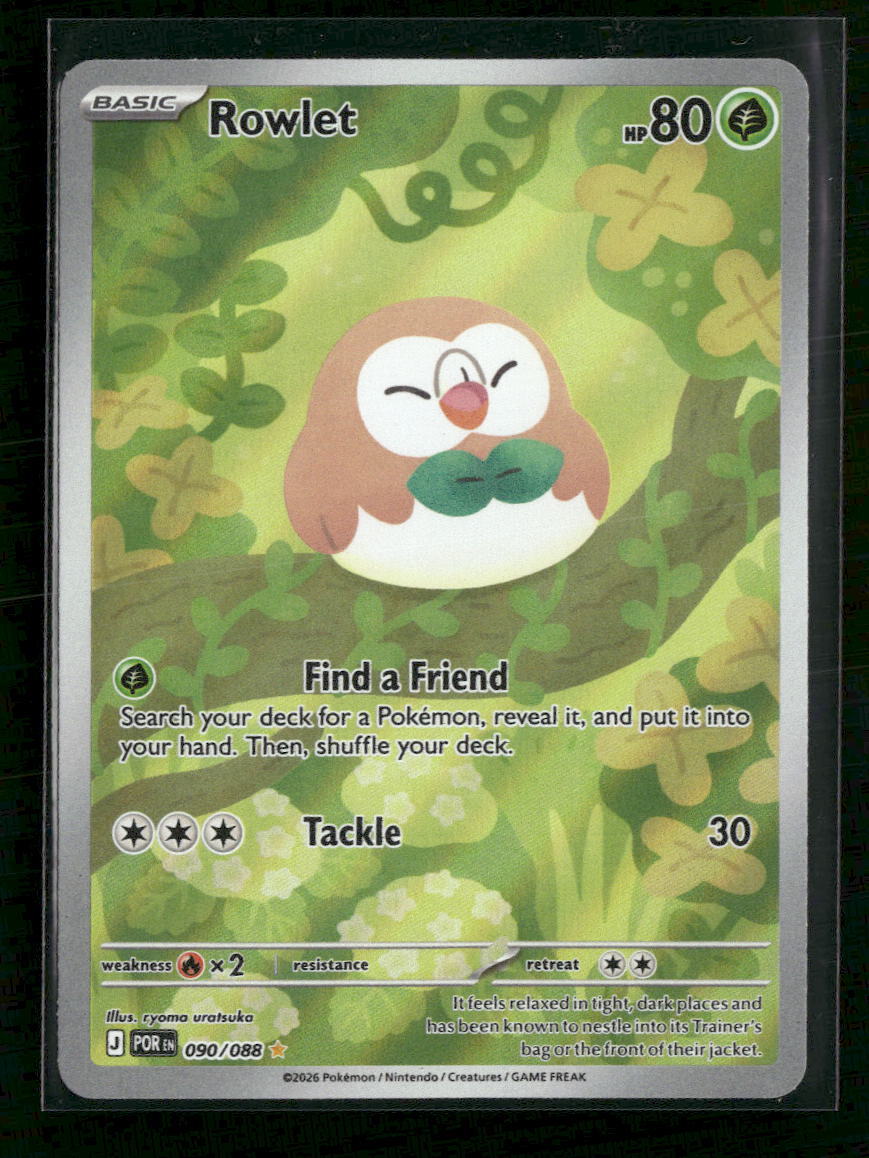 Random Constructed Starter Decks (Venusaur/Charizard/Blastoise) Rowlet #082/080
