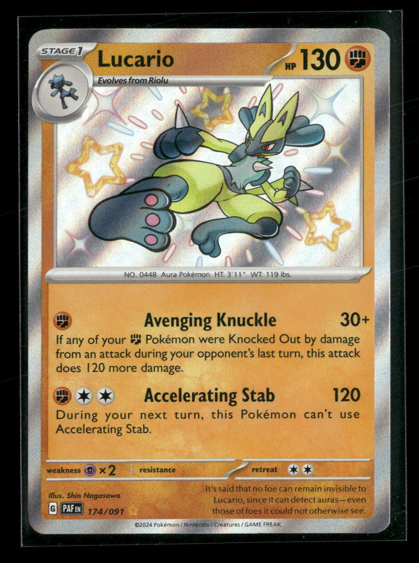 SV: Paldean Fates Lucario #174/091