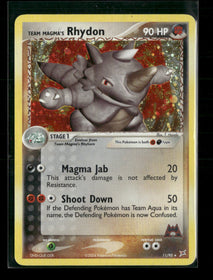 Team Magma vs Team Aqua Team Magma's Rhydon #11/95