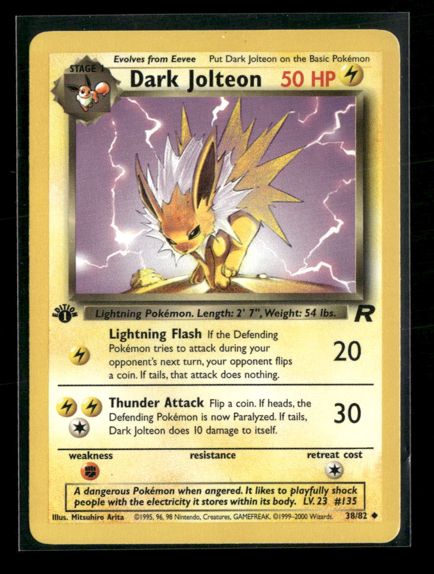 Team Rocket Dark Jolteon #38/82