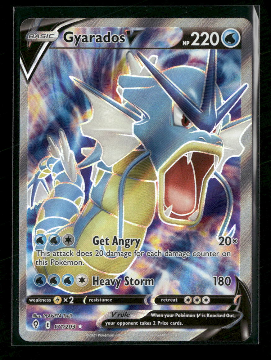 SWSH07: Evolving Skies Gyarados V (Full Art) #171/203